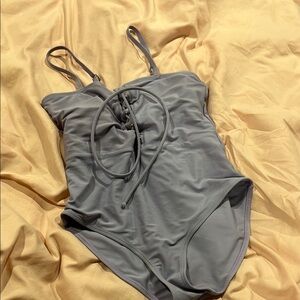Stylish Gray Kids One Piece Swimsuit